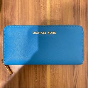 Michael Kors Blue Wallet